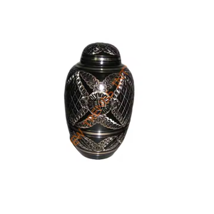 American Style Brass Cremation Urn Metal <b>Keepsake</b> for Adults and <b>Pets</b> Premium Funeral Supplies - Product Image 2