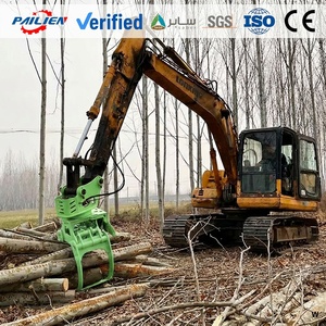 Accessoires hydrauliques pour excavatrices UE : Outils de coupe de bois, grappin à bois, grappin à billes, scie pour excavatrice - Product Image 2