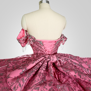 <span class=keywords><strong>Vestido</strong></span> Rosa Xy002 <span class=keywords><strong>para</strong></span> Quinceañera, <span class=keywords><strong>Vestido</strong></span> <span class=keywords><strong>de</strong></span> <span class=keywords><strong>Gala</strong></span> <span class=keywords><strong>para</strong></span> Sweet 16, Mis Quince, XV, Vestidos <span class=keywords><strong>de</strong></span> 15 Años, Jancember - Product Image 5