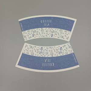 Vaso de Papel Desechable para Café para Llevar, Personalizado, de 150-350GSM, 4oz/8oz/10oz/12oz/16oz/20oz, con Impresión - Product Image 1