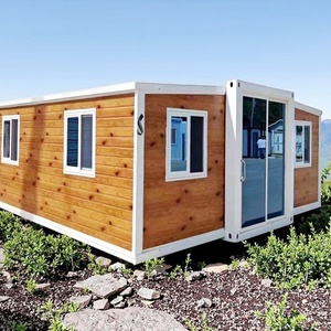 Conteneur de maisons préfabriquées démontable de 40 pieds, pliable, extensible, avec plans 6x6m et planchers préfabriqués, pour l'extérieur - Product Image 3