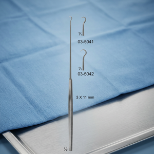 Rétracteurs de plaies fins (rétracteurs Dura- et Cutanés) |   Excavateurs dentaires manuels en acier inoxydable de qualité supérieure, modèle Vitra Instruments - Product Image 3