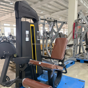 Machine d'<span class=keywords><strong>extension</strong></span> des jambes assise et de flexion des jambes allongées en acier, conçue avec précision, réglable, avec système de poulies fluide et pile de poids de 80 kg - Product Image 2