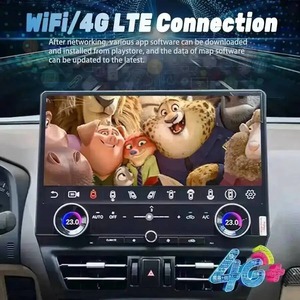 Radio para Auto Android 13 con GPS, Reproductor de Video Multimedia, Pantalla Táctil Carplay de 16.8 Pulgadas para Toyota Prado Land Cruiser 150 2010 2011-2021 - Product Image 3