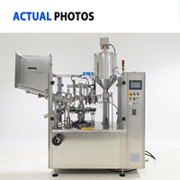 Machine de remplissage et de scellage entièrement automatique NFS-80A pour tubes en aluminium, idéale pour les onguents ophtalmiques et les gels topiques
