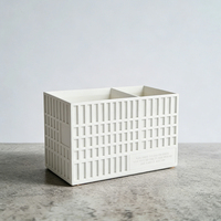 Boîte de rangement multifonctionnelle haut de gamme en béton pour bureau, personnalisable, pour mouchoirs, bijoux, chaussures, télécommandes, usage domestique et scolaire - Vente chaude