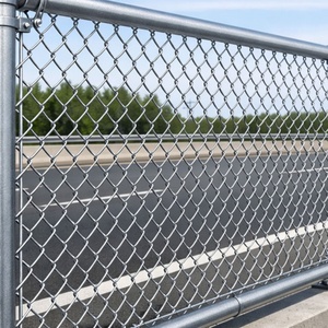 Grillage électrique en PVC à mailles losangées 50x50mm, 2.5mm, hauteur 1.8m <span class=keywords><strong>pour</strong></span> clôture extérieure de terrains de sport, jardins et ranchs - Product Image 5