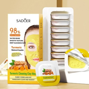 SADOER Rosa té verde cúrcuma máscara de arcilla la mejor hidratante brillo blackhead adsorbing Guangzhou máscara facial - Product Image 1