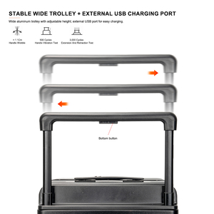 Valigia PC Portatile Moderna con Manico Largo, Guscio Rigido in Policarbonato, Trolley con Serratura TSA, Leggera per Viaggi d'Affari - Product Image 2