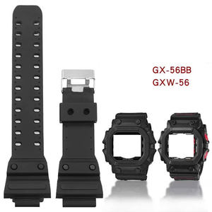 สายนาฬิกาซิลิโคน TPU ทดแทนสำหรับนาฬิกาอัจฉริยะ <span class=keywords><strong>Casio</strong></span> GXW-56 <span class=keywords><strong>GX</strong></span>-<span class=keywords><strong>56BB</strong></span> - Product Image 5