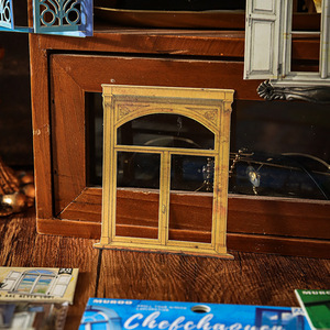 Base decorativa DIY para ventana, Serie de exploración, puerta hueca, ventana, paisajismo, diario 4, 20 hojas - Product Image 3