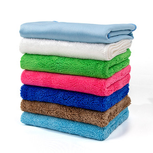 Seven Color Cleaning <b>Cloths</b> Moisture <b>Absorbent</b> Lint Free Thickened Towels For Kitchen Glass Wiping Bamboo Fiber Rags - Product Image 1