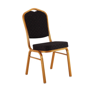 China Factory Restaurant Stacking Hotel Event <strong>Chair</strong> Metal Gold Frame Stackable Banquet <strong>Chair</strong> for Sale - Product Image 5