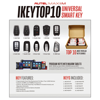Télécommande de voiture universelle programmable pour plus de 700 véhicules, compatible avec Autel KM100 IM508S/608 PRO II