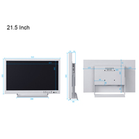 Coque en métal blanc 22 24 27 32 pouces Full HD 4K LCD moniteur d'endoscope médical pour orl