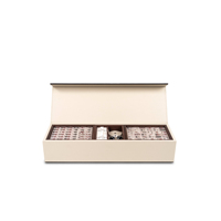 Boîte en bois de carreaux de Mahjong de luxe fermeture magnétique emballage de jeu de société italien Mahjong allemand européen