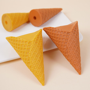 DIY miniature <b>ice</b> <b>cream</b> cone model, handmade <b>ice</b> <b>cream</b> base accessories, fake dessert cone, egg cone <b>toy</b>. - Product Image 4