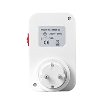 SINOTIMER TM306-EU Wöchentlicher Programmierbarer Timer-Stecker - EU-Stecker, 16A 230V, 7-Tage SON-SON, 96 Ein/Aus-Zeiten, Mechanisches Bedienfeld