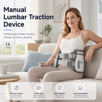 Appareil de traction lombaire Boan, décompresseur ergonomique de la colonne vertébrale, pliable et réglable pour le bureau et la maison, garantie 1 an