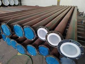 Rivestito in gomma, foderato in PE/ <span class=keywords><strong>PO</strong></span> /PP, tubo d'acciaio rivestito in PTFE - Product Image 4