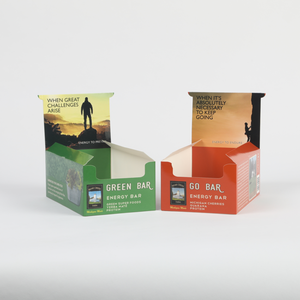 Espositore da banco personalizzabile, struttura robusta, scatola pieghevole <span class=keywords><strong>per</strong></span> caffè in polvere, barrette energetiche e caramelle assortite. - Product Image 4