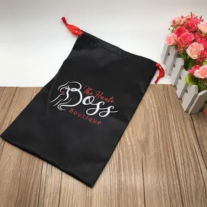 custom hair bags satin hair dust bag wigs weave satin pouch jewelry packaging pouches