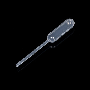 Pipetas Pasteur transparentes desechables de plástico Chengbao de 92 mm para uso en laboratorio - Product Image 3