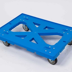 High Quality Four-Wheel Capacity <strong>Trolley</strong> with Durable Plastic <strong>Trolley</strong> Handle for Hand Carts &amp; <strong>Trolleys</strong> - Product Image 4