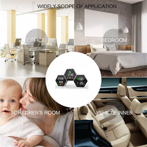 Medidor de CO2 con Pantalla LED de Montaje en Pared, Analizador de Gases Portátil con Sensor NDIR, Monitor de Contaminación del Aire, Detector de PM2.5 - Product Image 5