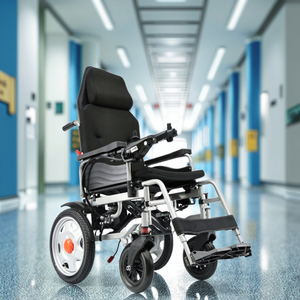 Sedia a Rotelle Elettrica Personalizzata con Schienale Alto, Telaio in Acciaio e Batteria Rimovibile per Adulti Disabili - Product Image 1