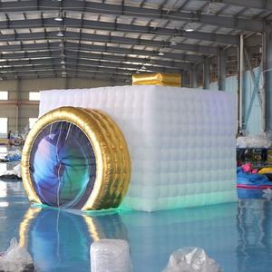 검은 카메라 led 360 사진 부스 배경 텐트 cabina de fotos 풍선 인클로저 동봉 사진 부스 - Product Image 5