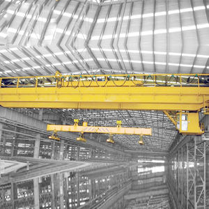 Grúa Aérea Magnética de Doble Viga de Servicio Pesado con Rotación Telescópica (25+25) Toneladas, Control Remoto Inalámbrico y PLC - Product Image 5