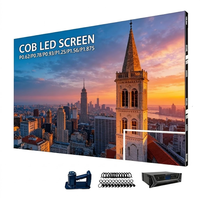 Écran LED COB HD à pas fin pour mur vidéo, panneau d'affichage commercial intérieur ultra-mince 4K UHD pour salle de réunion et salle de contrôle
