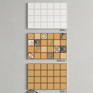 Vente en gros de carreaux de mur en marbre marron clair et gris pour intérieur de mosquée 300x450mm 30x45cm 12x18 pouces Prix de fabricant réduit - Product Image 5