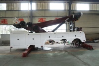 Superstructure de dépanneuse rotative professionnelle 50T avec flèche à 3 sections et deux treuils de 25 tonnes pour le dépannage lourd - En promotion