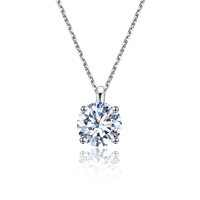 Pendentif Tournesol en Diamant de Laboratoire 0,5 ct, Diamant de Laboratoire CVD HPHT Taille Brillant 2,5 mm, Or Massif 18 carats, Collier pour Femme