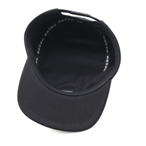 Factory Low MOQ Custom 3D Embroidery Flat Brim Cotton <strong>Red</strong> Flat <strong>Top</strong> <strong>Hats</strong> - Product Image 5