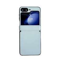 Étui de protection intégral antichoc en cuir artificiel de luxe pour Z Flip 8
