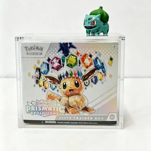 High Quality <b>Clear</b> Acrylic Elite Trainer <b>Box</b> Protector Transparent Game Cards Display Case Recyclable Collectibles <b>Gift</b> 5+8 MM - Product Image 1