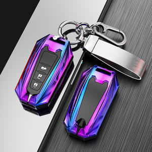 車のキーカバートヨタハイラックス2024ヤリスカローラ2023 Rav4 2021 CHR Revo Auris InnovaハイランダーVenzaフォーチュンキーホルダー - Product Image 2