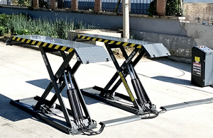 Elevador de Tijera Eléctrico Hidráulico Móvil de Doble Cilindro de 3500 kg <span class=keywords><strong>para</strong></span> Coches, Portátil, con Bloqueo de Seguridad <span class=keywords><strong>para</strong></span> Vehículos, <span class=keywords><strong>para</strong></span> Cambio de Neumáticos y Reparación de Frenos - Product Image 5