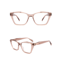 En stock, lunettes optiques en acétate de haute qualité, design tendance, montures de lunettes durables avec livraison rapide pour un usage quotidien