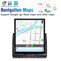 Reproductor de Radio Multimedia para Auto de 12.1" con CarPlay Inalámbrico, Android 15, GPS, Navegador y Estéreo para Toyota Land Cruiser LC70 LC76 LC79 2007-2021