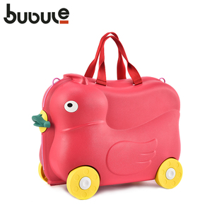 BUBULE Coloré Dessin Animé Forme De Monter Sur La <span class=keywords><strong>Valise</strong></span> À Roulettes pour Enfants - Product Image 3