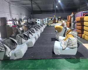 Juego de sofá Seccional de un solo asiento nórdico <span class=keywords><strong>COSMO</strong></span>, silla reclinable de diseño de oruga, esponja de tela suave para apartamento, Hotel, sala de estar - Product Image 2