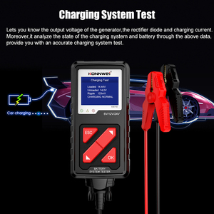 <strong>2026</strong> KONNWEI KW710 Professional <strong>Car</strong> Battery <strong>Tester</strong> 6V 12V 24V Battery Load <strong>Tester</strong> Charging Diagnostic Tool With Enhanced Clip - Product Image 2