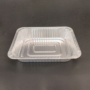 Plateau en aluminium épaissi pour la cuisine, la cuisson des plats et des casseroles, récipient alimentaire <span class=keywords><strong>jetable</strong></span> à emporter pour barbecue - Product Image 3