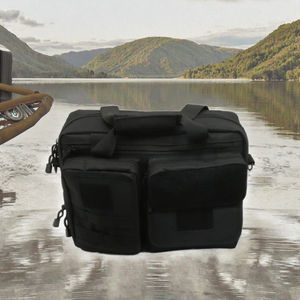 Sac à dos de cyclisme tactique unisexe en polyester imperméable avec fermeture éclair et fermoir, sac d'accessoires MOLLE pour sports de plein air et hydratation - Product Image 3