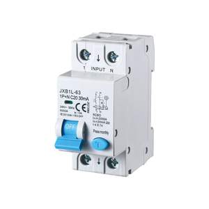 Gloca Jxb1l RCBO 1P + N ตัวตัดวงจรส่วนต่าง6Ka 30Ma C20พร้อมปุ่มทดสอบรายเดือนสำหรับใช้ในที่พักอาศัยและเชิงพาณิชย์ - Product Image 1
