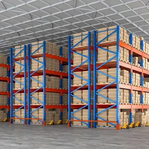 Industrial Heavy Duty Storage Shelves Systems Metal Rack Stacking Units Warehouse Pallet Racking